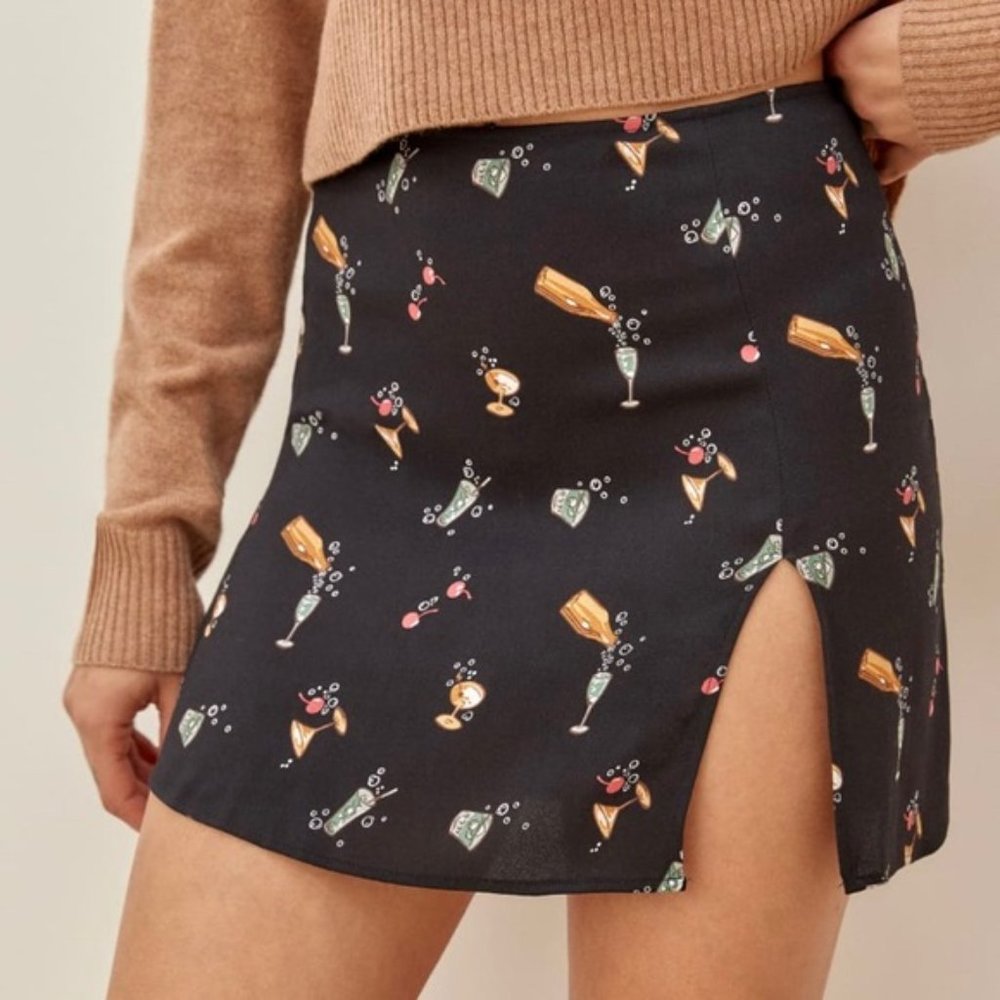 Reformation Margot Skirt in Cocktail Party